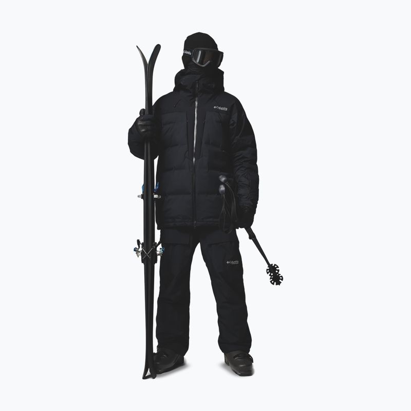 Men's ski jacket Columbia Glacier Ridge Down black 2
