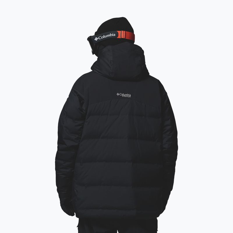 Men's ski jacket Columbia Glacier Ridge Down black 3