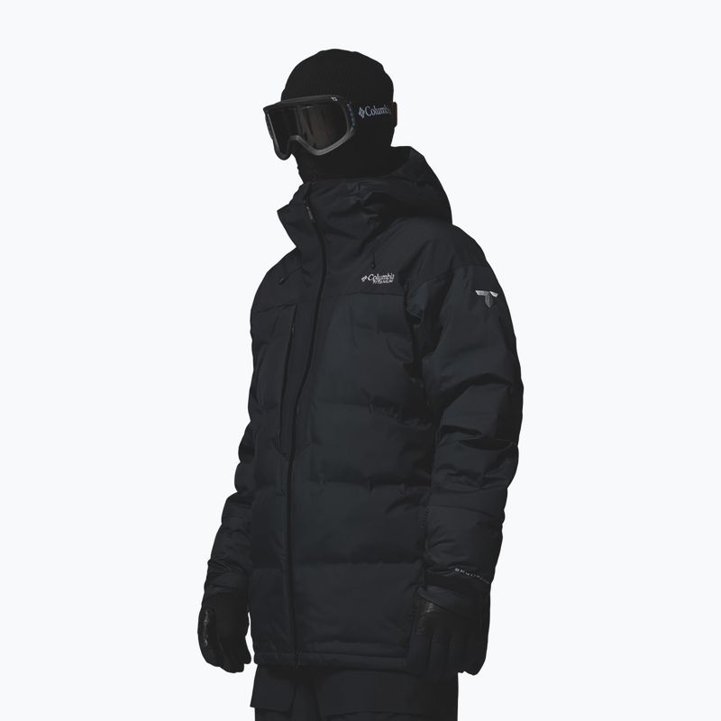 Men's ski jacket Columbia Glacier Ridge Down black 4