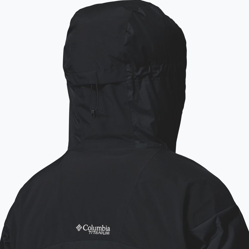 Men's ski jacket Columbia Glacier Ridge Down black 7