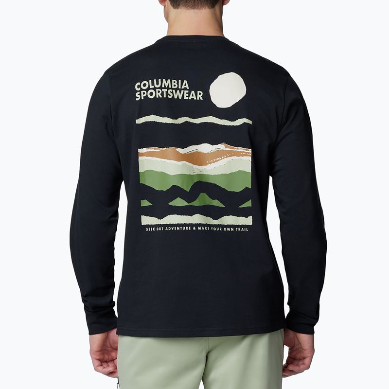 Men's sweatshirt Columbia Explorers Canyon black/branded blanket 2