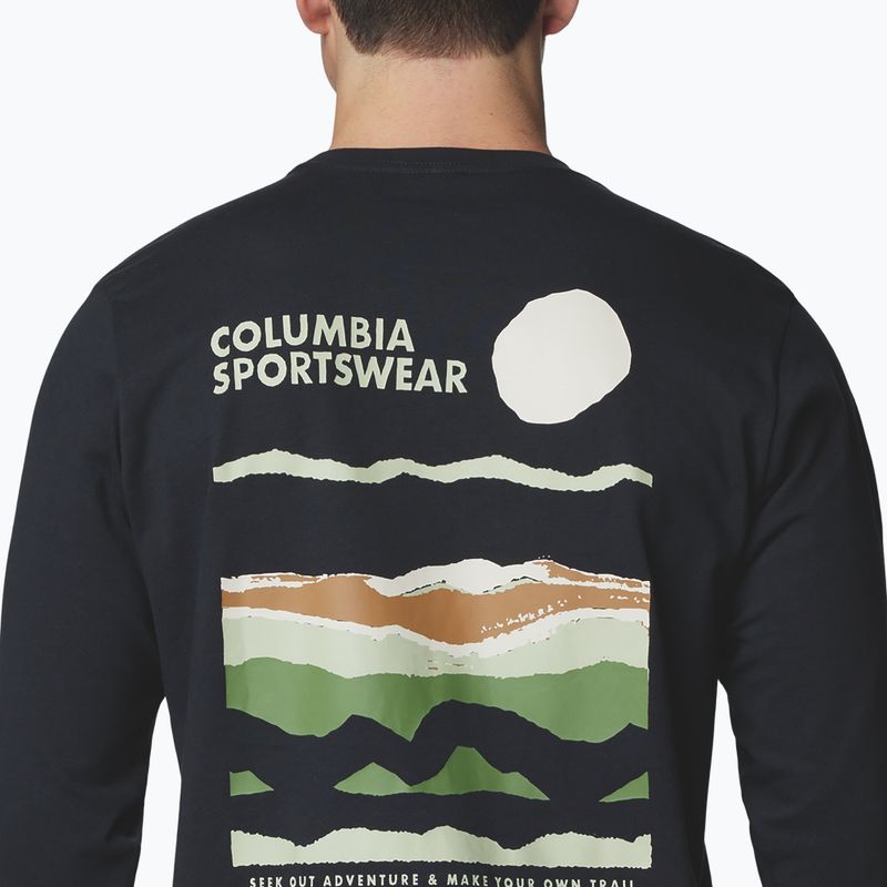 Men's sweatshirt Columbia Explorers Canyon black/branded blanket 5