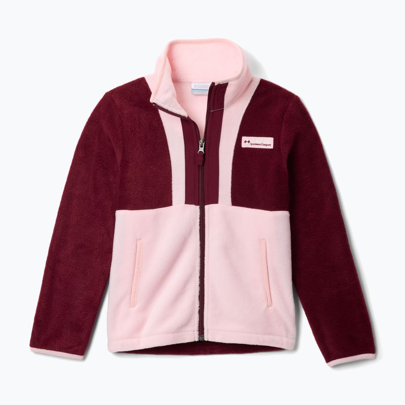 Men's sweatshirt Columbia Back Bowl II Full Zip rich wine/satin pink
