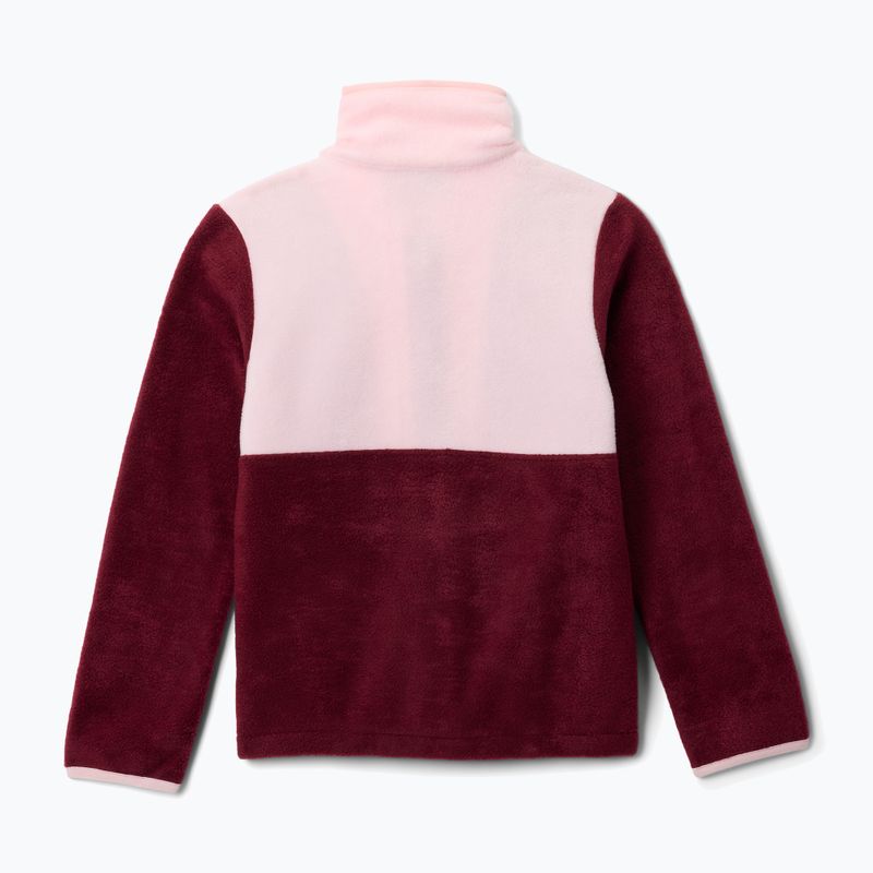 Men's sweatshirt Columbia Back Bowl II Full Zip rich wine/satin pink 2