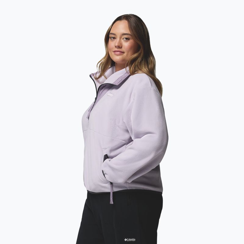 Women's sweatshirt Columbia Sequoia Grove Full Zip lavender pearl/shale purple 5