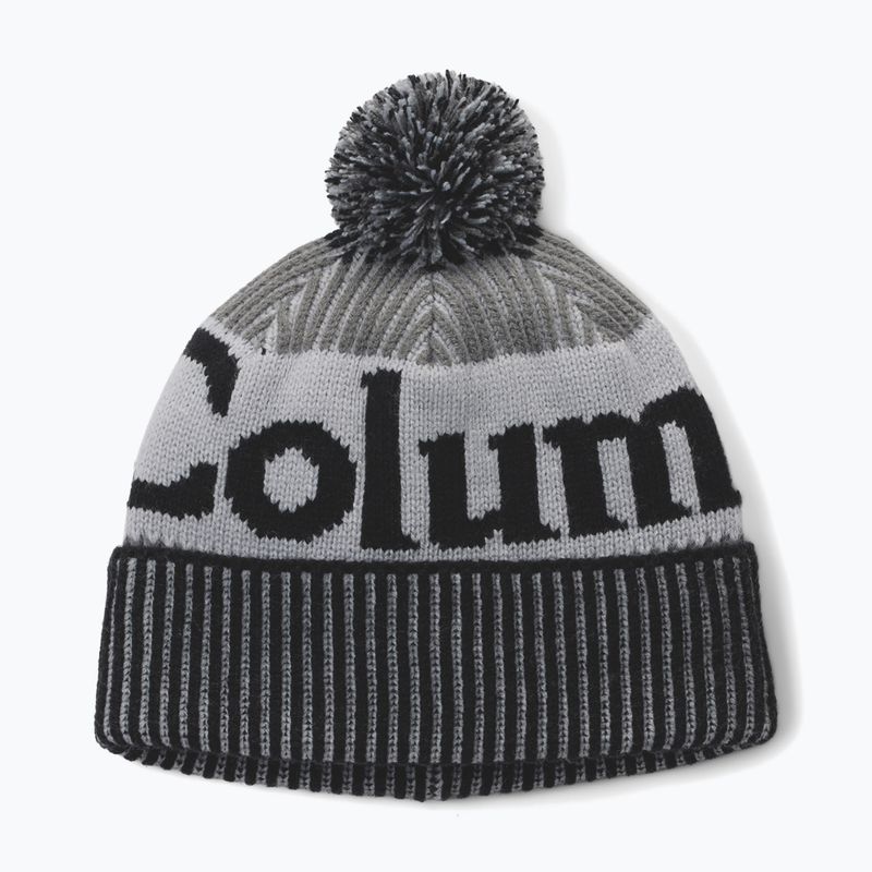 Children's winter hat Columbia Polar Powder III black/columbia grey/city grey