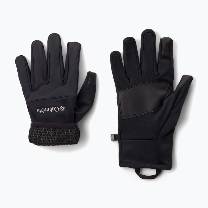 Men's trekking gloves Columbia Arctic Crest black 2
