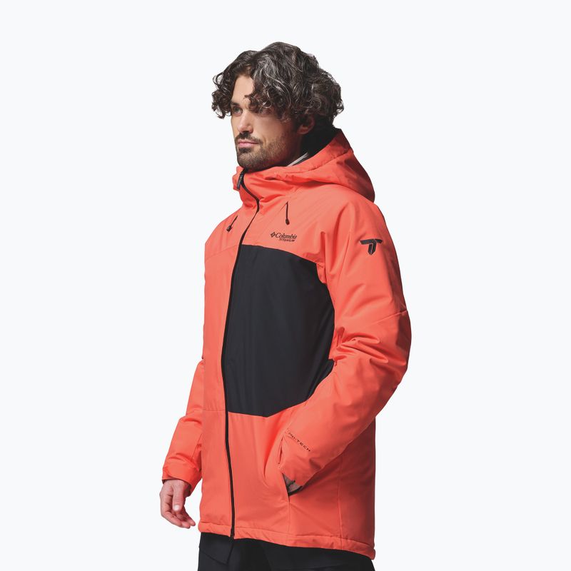 Men's ski jacket Columbia Winter District III zing/black 4