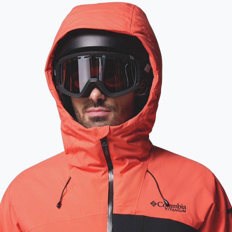 Men's ski jacket Columbia Winter District III zing/black 5