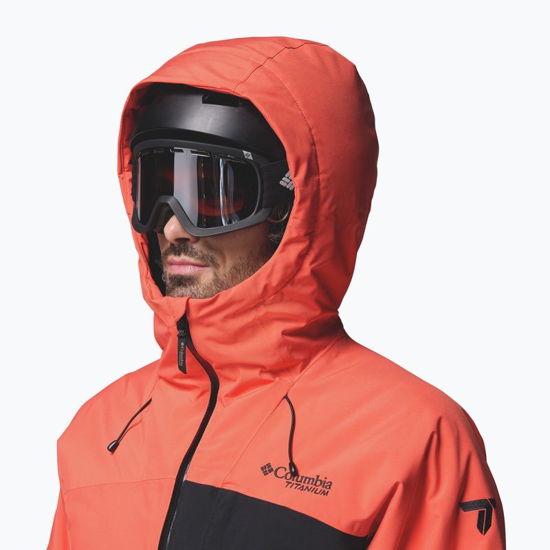 Men's ski jacket Columbia Winter District III zing/black 6