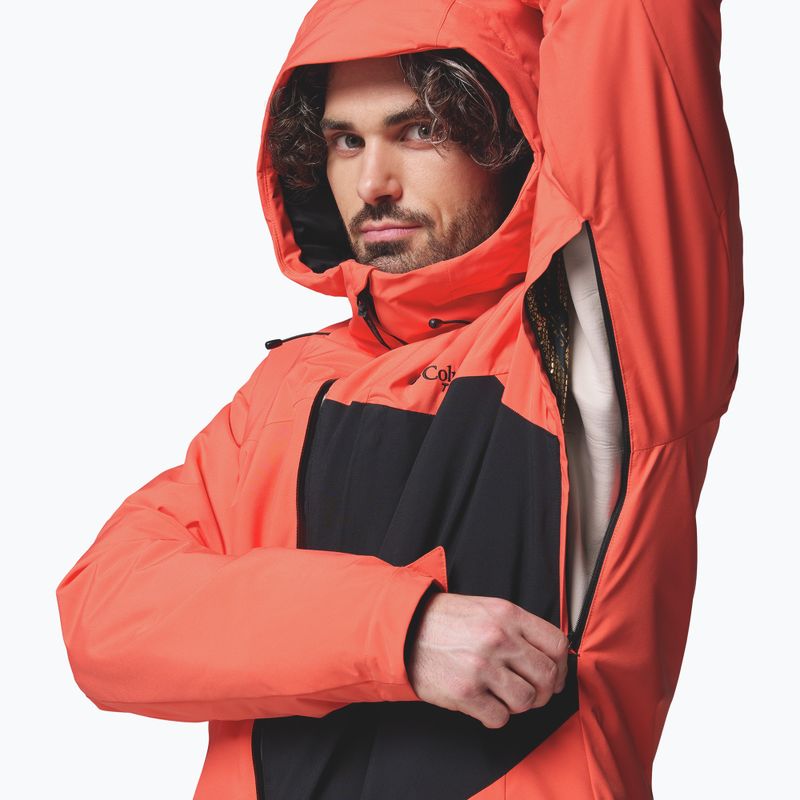 Men's ski jacket Columbia Winter District III zing/black 8