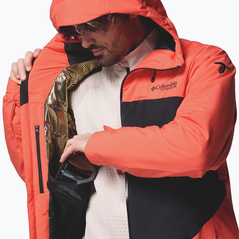 Men's ski jacket Columbia Winter District III zing/black 11