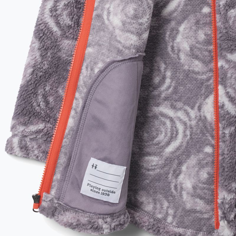 Children's sweatshirt Columbia West Bend Printed FZ shale purple rosecity 3