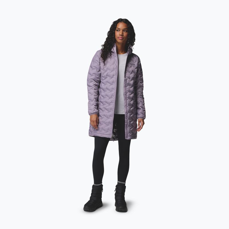 Women's down coat Columbia Delta Ridge II Long Down shale purpe 2