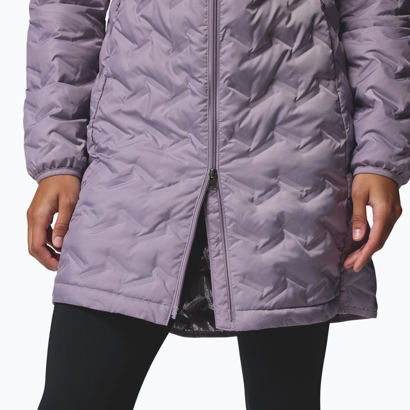 Women's down coat Columbia Delta Ridge II Long Down shale purpe 7