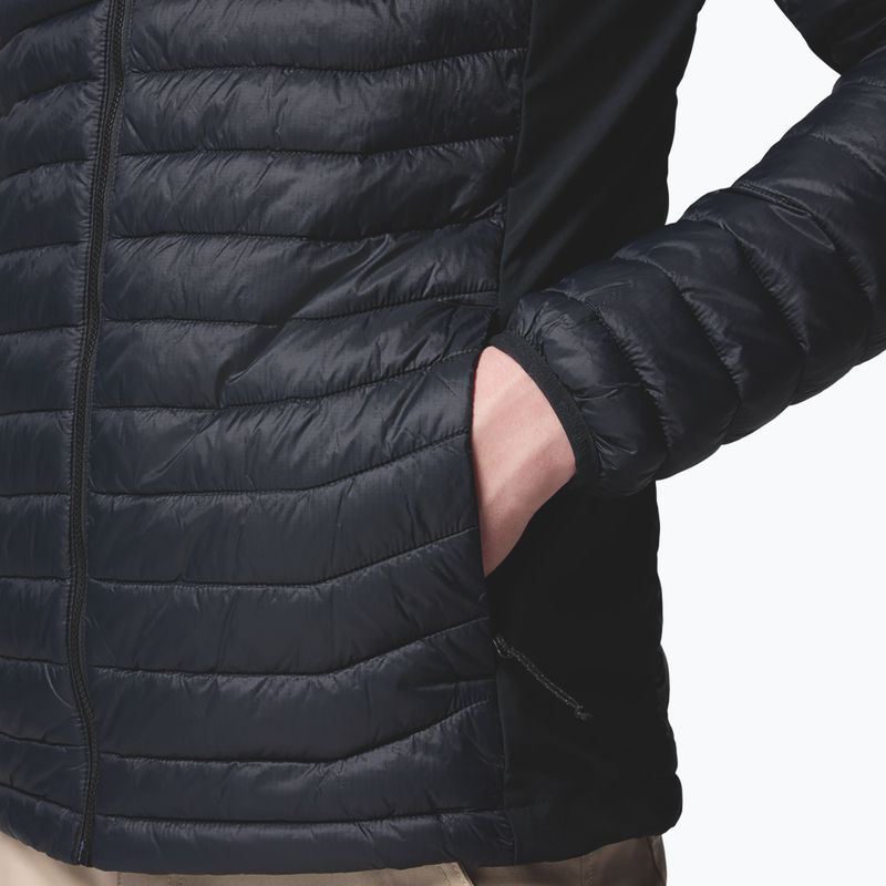 Men's insulated jacket Columbia Powder Pass Hybrid black 7