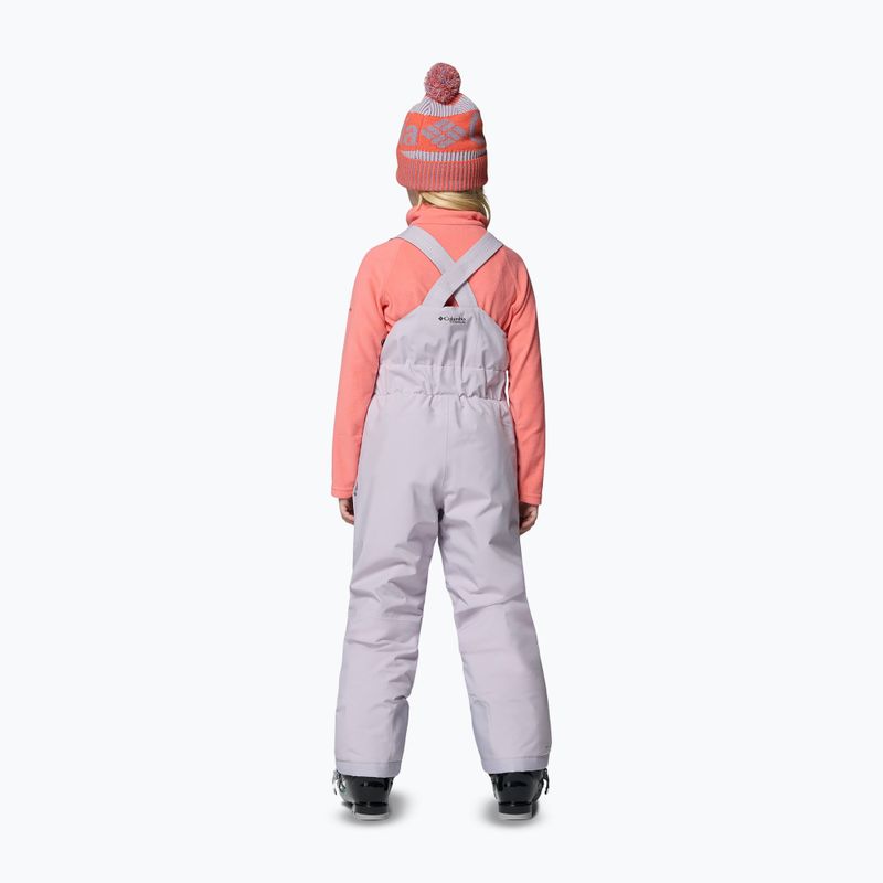 Children's ski trousers Columbia Holcomb Grove Bib lavender pearl 3