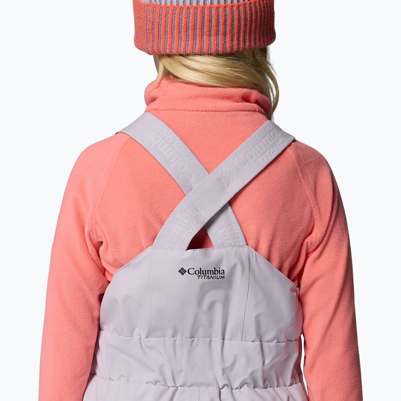 Children's ski trousers Columbia Holcomb Grove Bib lavender pearl 7