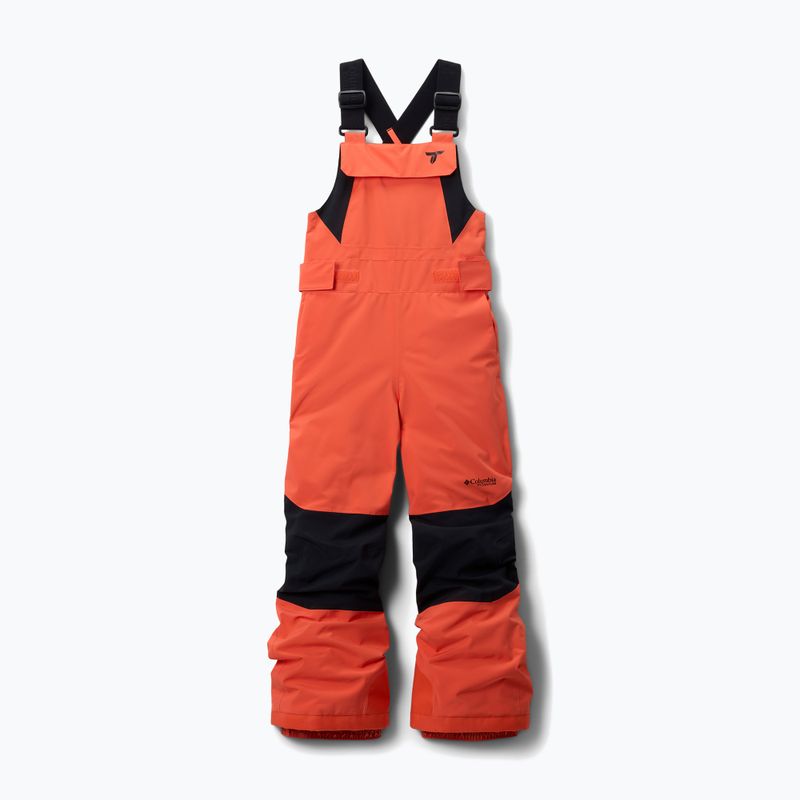 Children's ski trousers Columbia Holcomb Grove Bib zing/black
