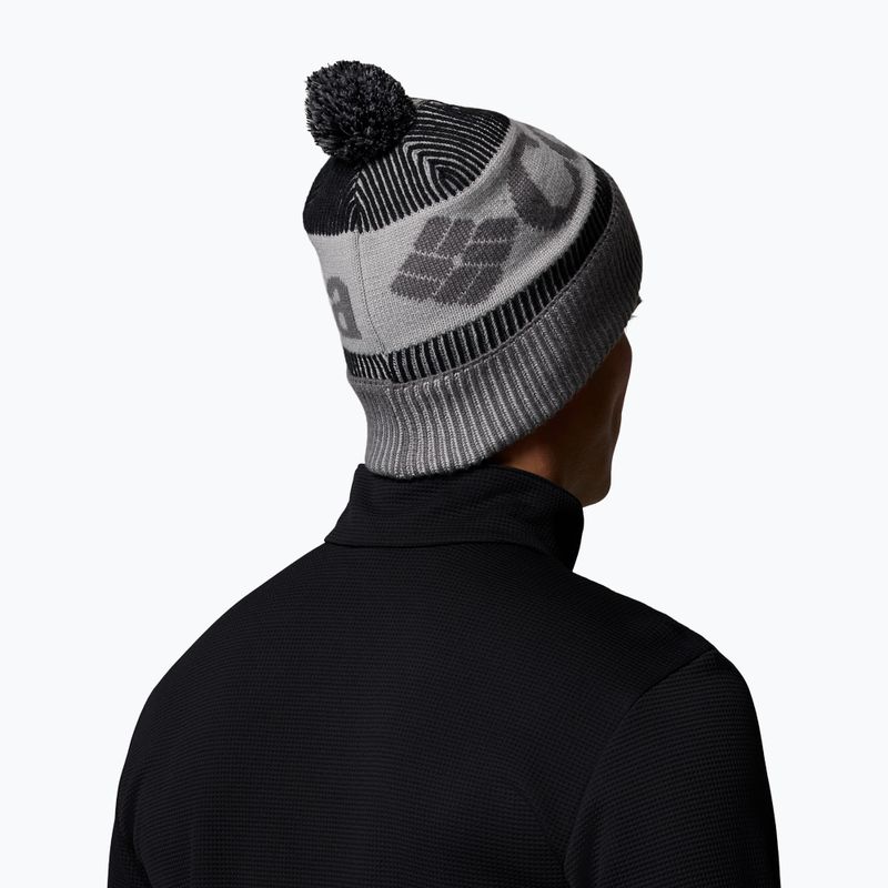 Winter hat Columbia Polar Powder III city grey/black/columbia grey 8