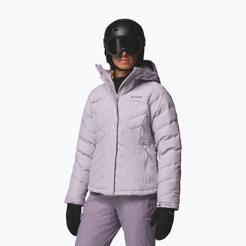 Women's ski jacket Columbia Lay D Down V lavender pearl 3