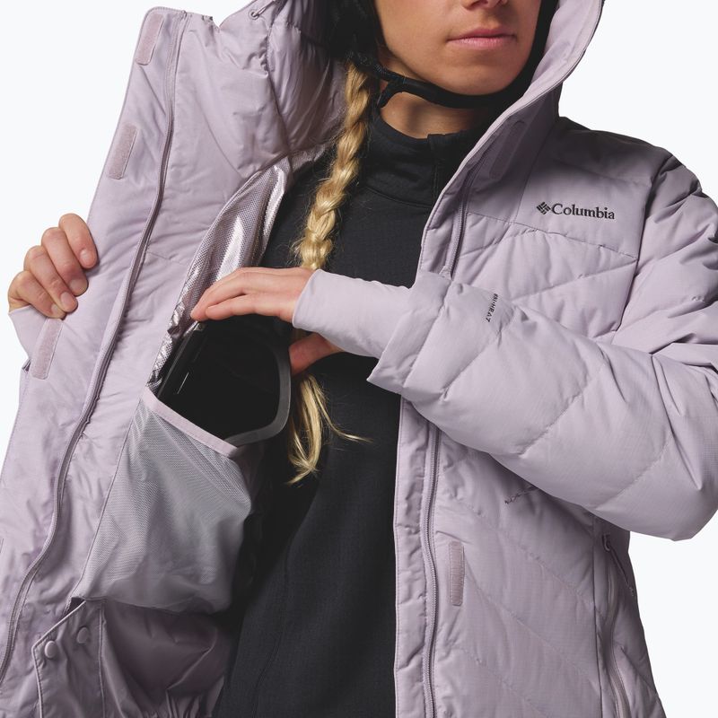 Women's ski jacket Columbia Lay D Down V lavender pearl 10