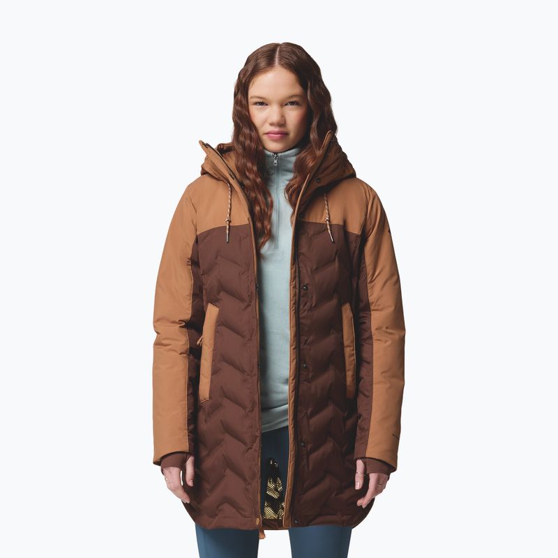 Women's down coat Columbia Mountain Croo III Mid Down tobacco/camel brown 5