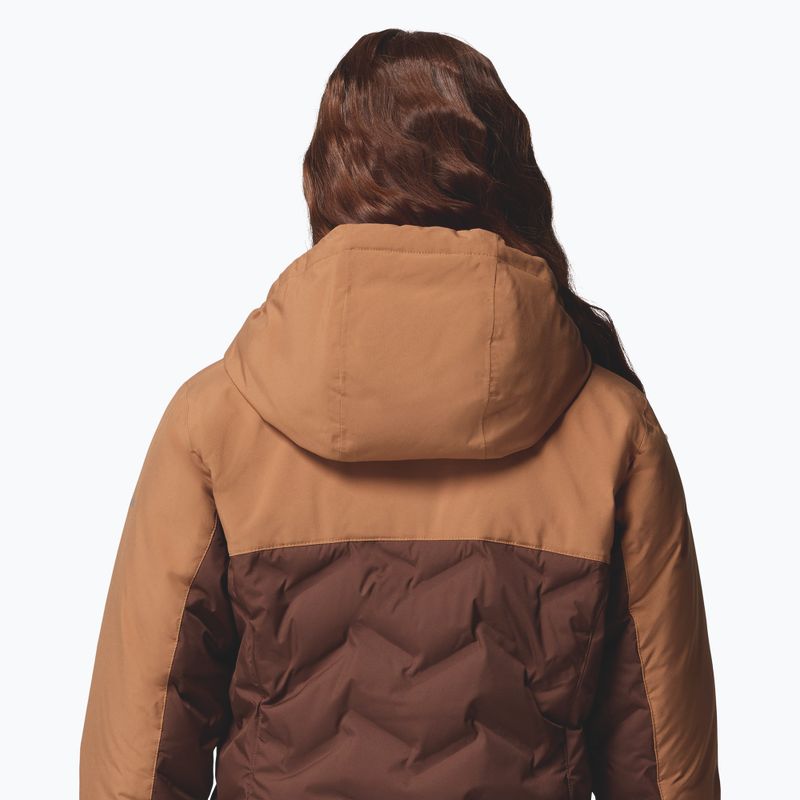 Women's down coat Columbia Mountain Croo III Mid Down tobacco/camel brown 7