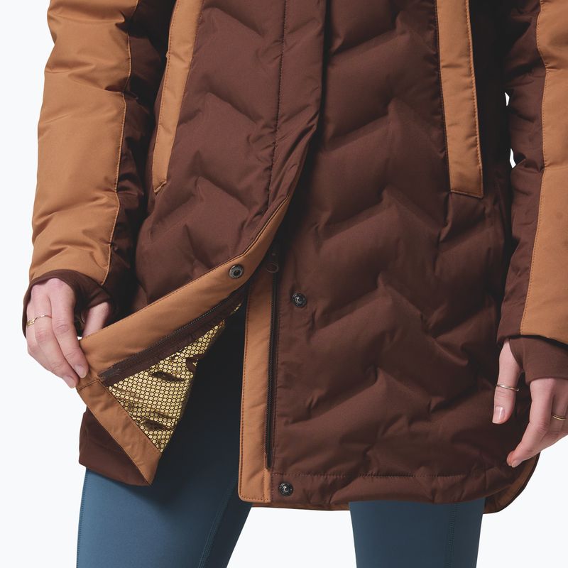 Women's down coat Columbia Mountain Croo III Mid Down tobacco/camel brown 9