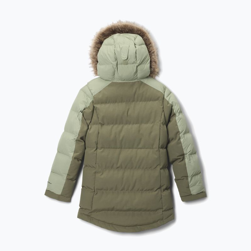 Children's insulated jacket Columbia Girl's Marquam Peak Fusion II stone green/safari 2