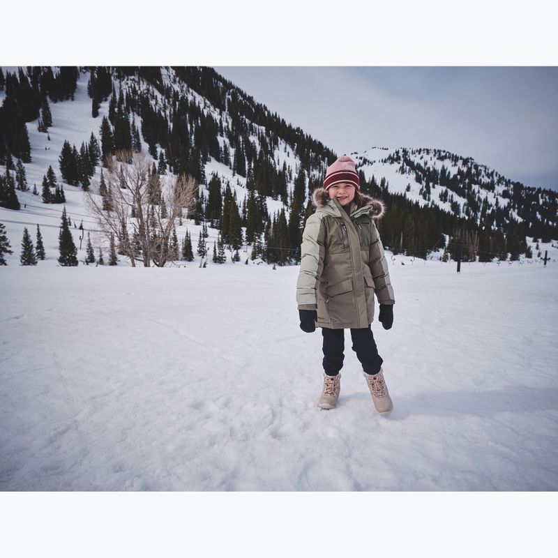Children's insulated jacket Columbia Girl's Marquam Peak Fusion II stone green/safari 4