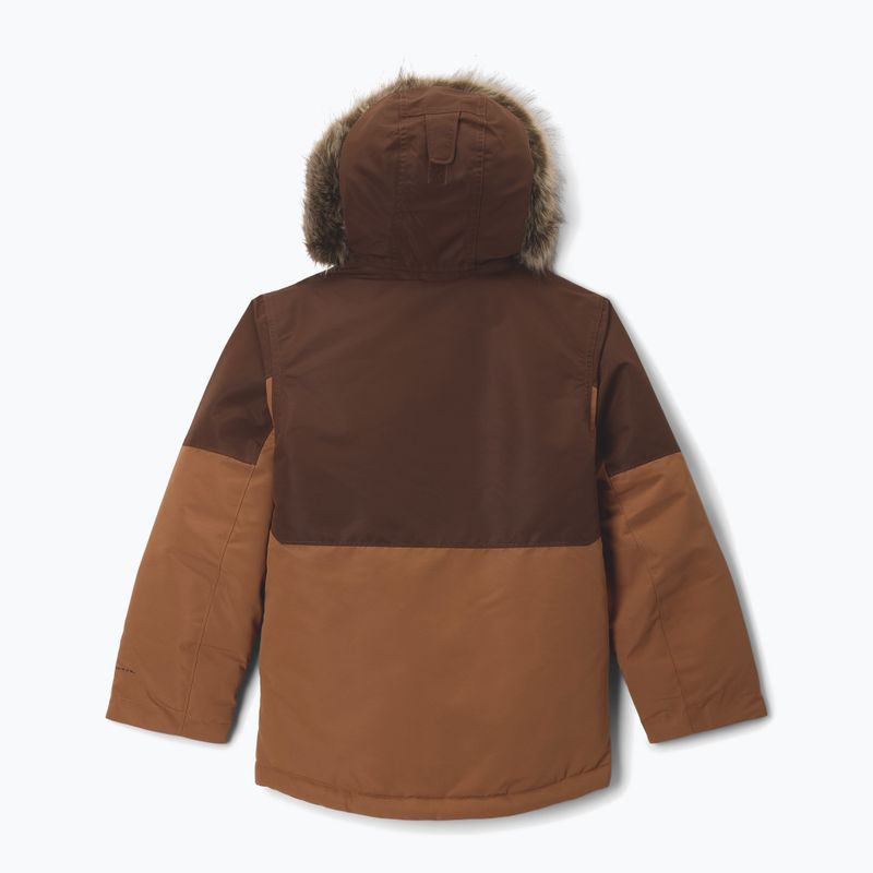 Children's insulated jacket Columbia Nordic Strider II camel brown/tobacco 9