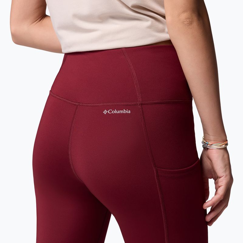 Women's leggings Columbia Boundless Trek rich wine 7