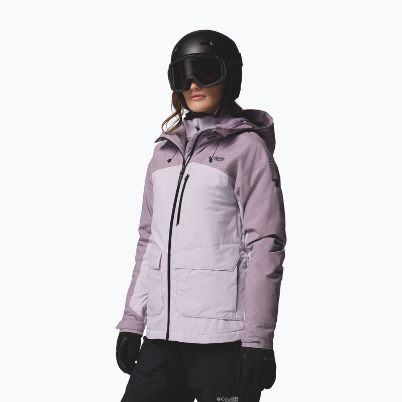 Women's ski jacket Columbia Highland Summit III Insulated lavender pearl/shale purple 4