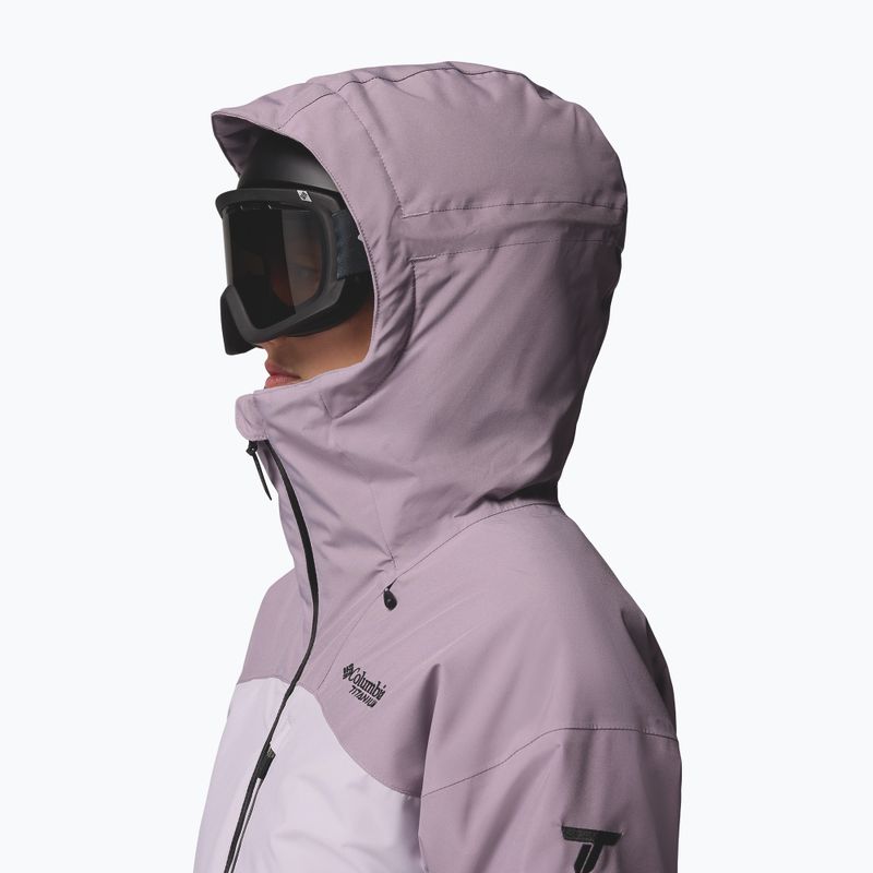 Women's ski jacket Columbia Highland Summit III Insulated lavender pearl/shale purple 5