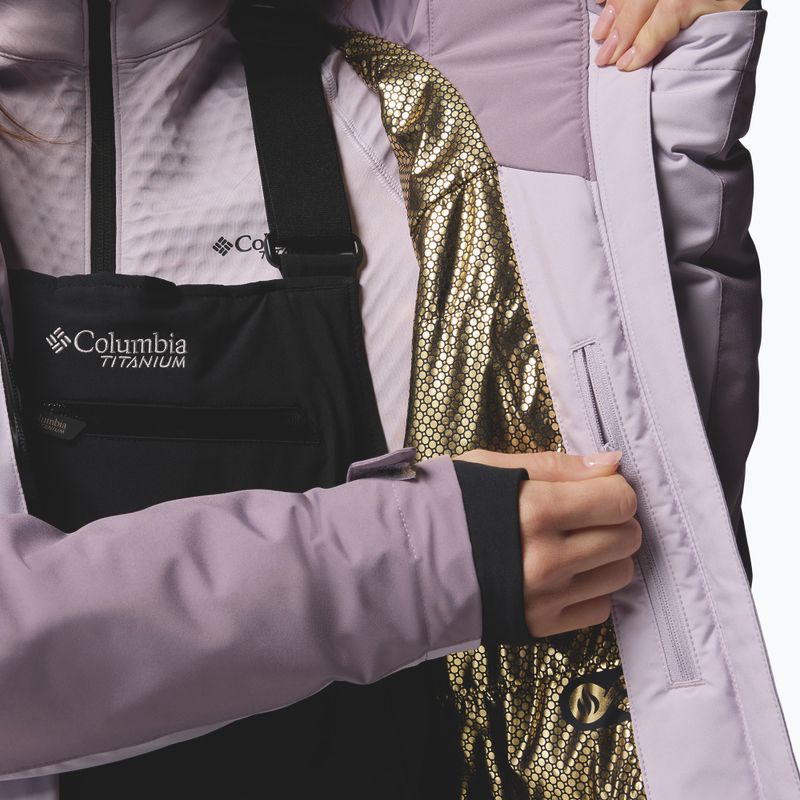 Women's ski jacket Columbia Highland Summit III Insulated lavender pearl/shale purple 10