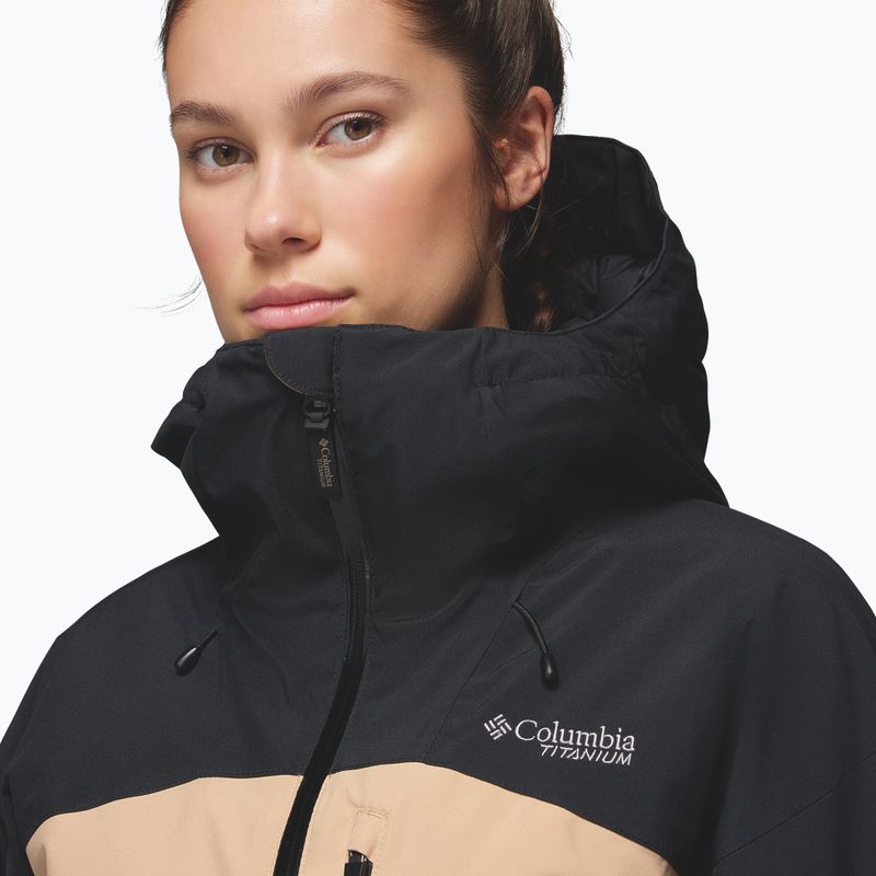 Women's ski jacket Columbia Highland Summit III Insulated canoe/black 7