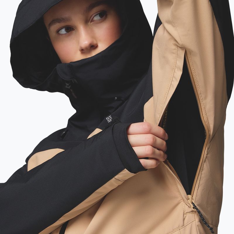 Women's ski jacket Columbia Highland Summit III Insulated canoe/black 8