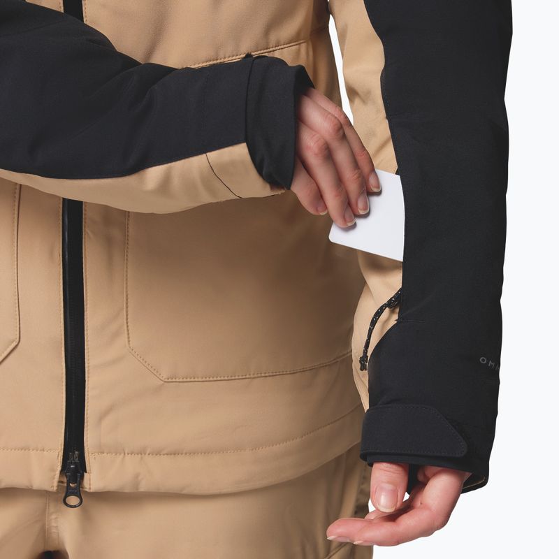 Women's ski jacket Columbia Highland Summit III Insulated canoe/black 9