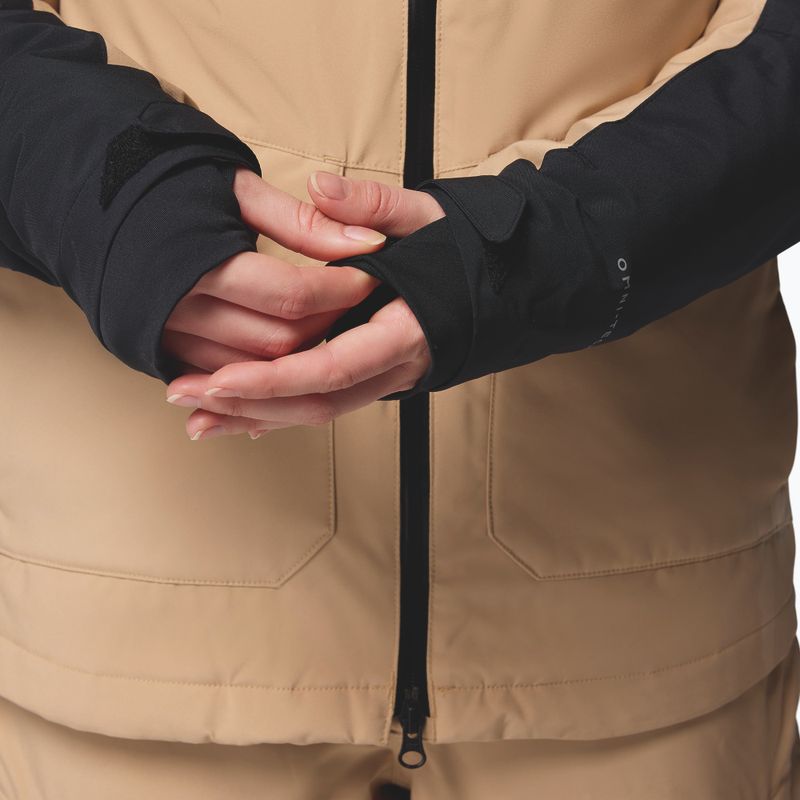 Women's ski jacket Columbia Highland Summit III Insulated canoe/black 10
