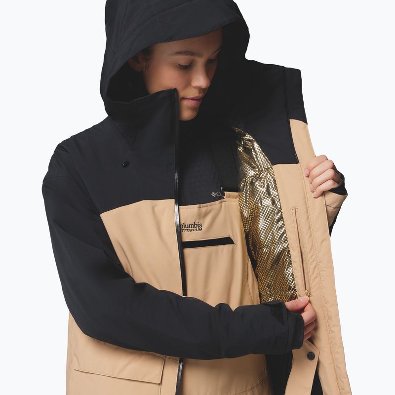 Women's ski jacket Columbia Highland Summit III Insulated canoe/black 11