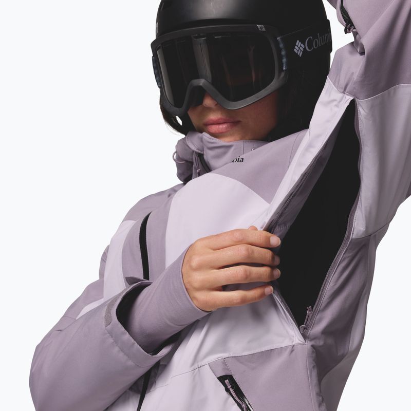 Women's ski jacket Columbia Liftline lavender pearl/shale purple 6