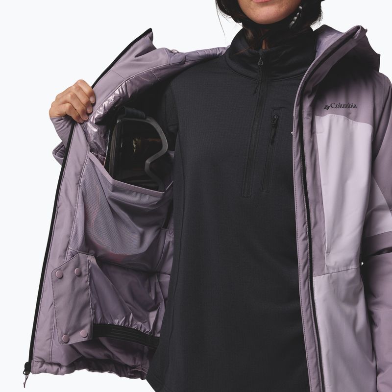 Women's ski jacket Columbia Liftline lavender pearl/shale purple 10