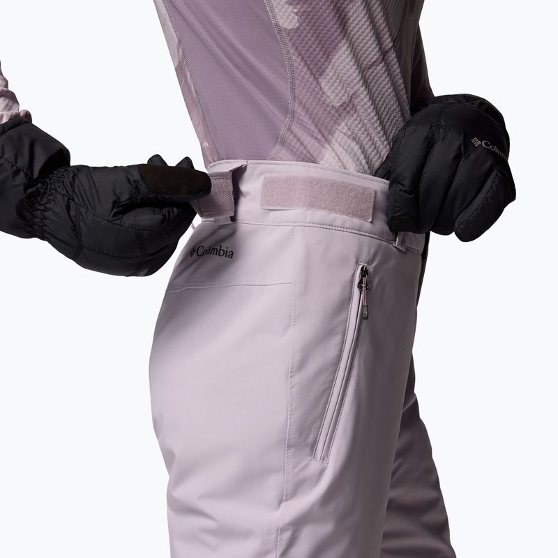 Women's ski trousers Columbia Shafer Canyon II Insulated lavender pearl 7
