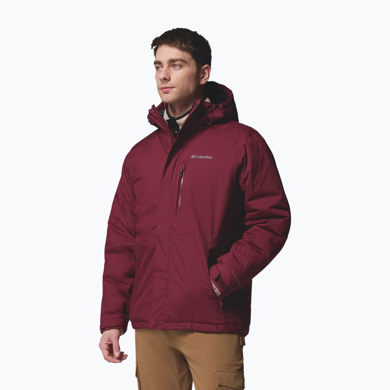 Men's jacket Columbia Oak Harbor II Insulated rich wine 4