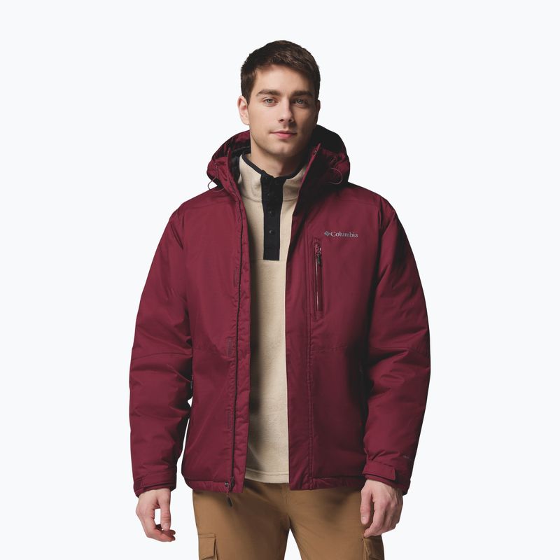 Men's jacket Columbia Oak Harbor II Insulated rich wine 5