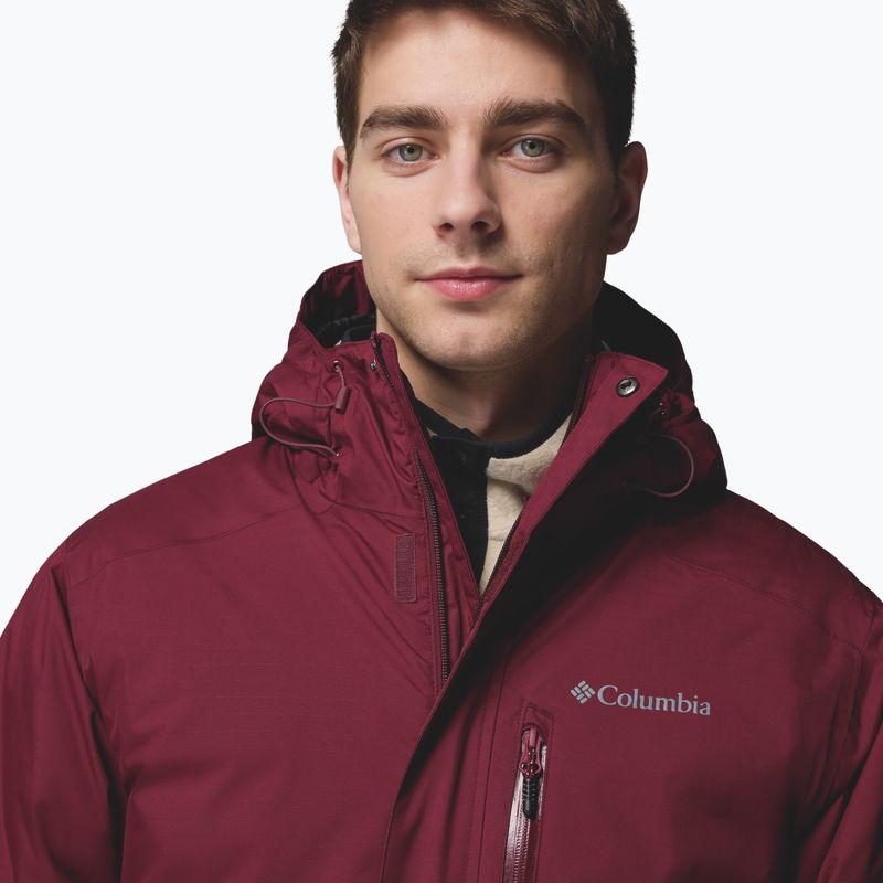 Men's jacket Columbia Oak Harbor II Insulated rich wine 6
