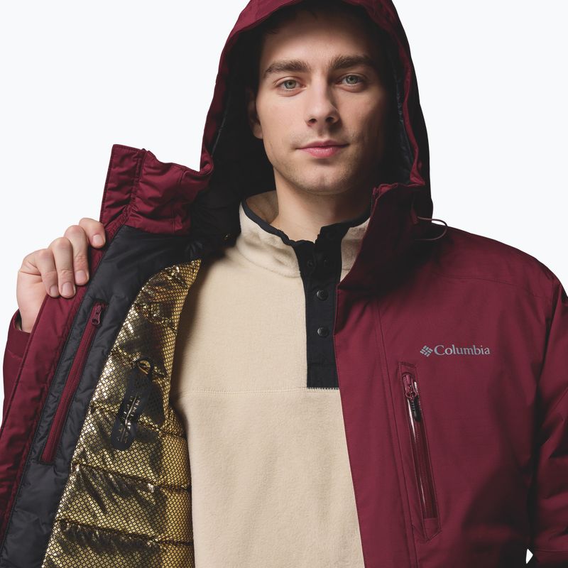 Men's jacket Columbia Oak Harbor II Insulated rich wine 8