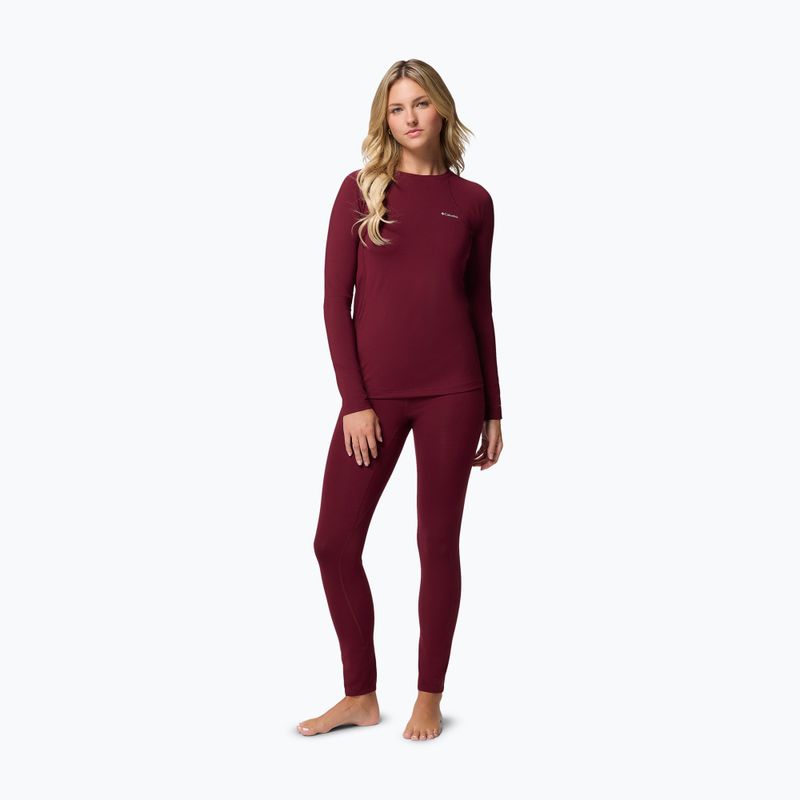 Women's thermal active sweatshirt Columbia Midweight Stretch rich wine 2