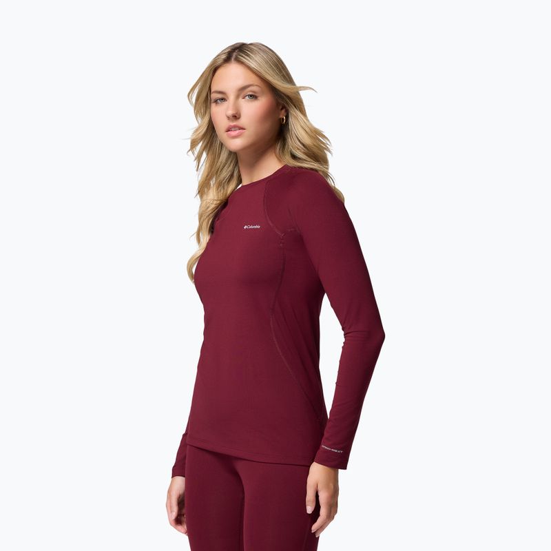 Women's trekking longsleeve Columbia Midweight Stretch rich wine 4